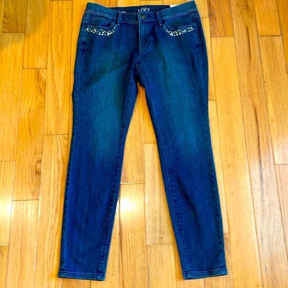 NWT Loft Jeans Modern Skinny Women's  Petite Size 8 - Picture 2 of 7